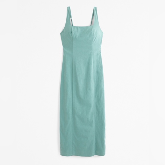 Abercrombie and Fitch Stretch Column Midi Dress. - Picture 6 of 6